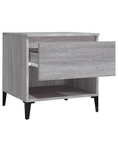 Tavolini 2 pz Grigio Sonoma 50x46x50 cm in Legno Multistrato