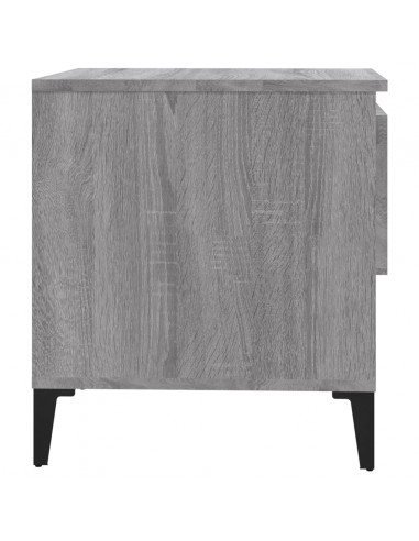 Tavolini 2 pz Grigio Sonoma 50x46x50 cm in Legno Multistrato