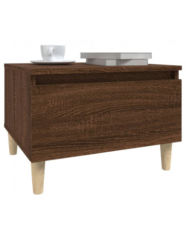 Tavolino da Salotto Rovere Marrone 50x46x35cm Legno Multistrato