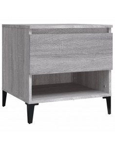 Tavolino Grigio Sonoma 50x46x50 cm in Legno Multistrato 2