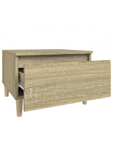 Tavolini 2pz Rovere Sonoma 50x46x35 cm in Legno Multistrato