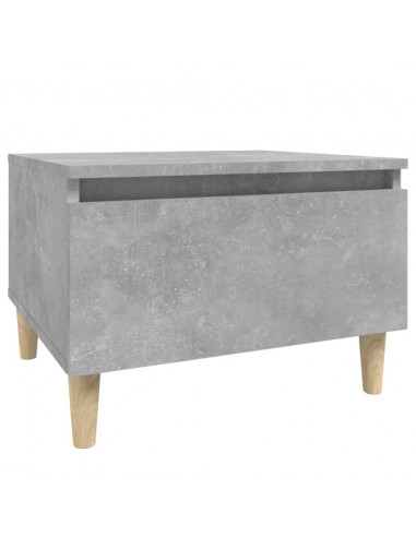Tavolini 2pz Grigio Cemento 50x46x35 cm in Legno Multistrato