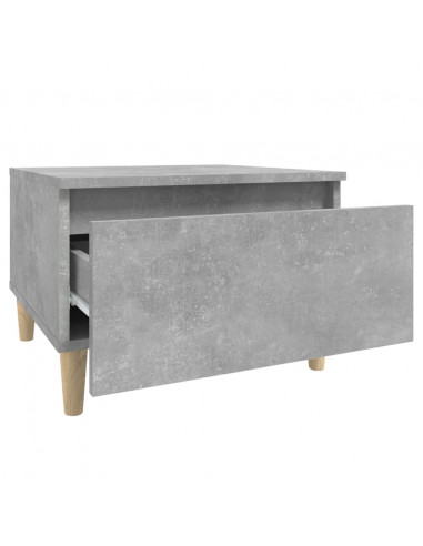Tavolini 2pz Grigio Cemento 50x46x35 cm in Legno Multistrato