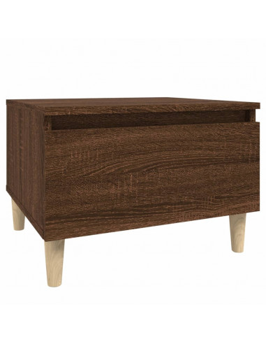 Tavolini 2pz Rovere Marrone 50x46x35cm in Legno Multistrato