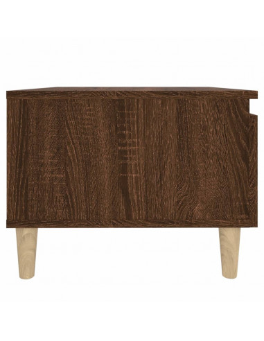 Tavolini 2pz Rovere Marrone 50x46x35cm in Legno Multistrato