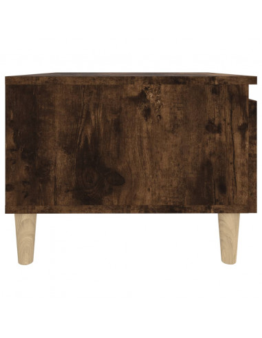 Tavolini 2pz Rovere Fumo 50x46x35cm in Legno Multistrato