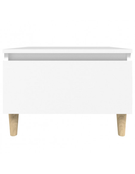 Tavolini Bianchi 2pz 50x46x35 cm in Legno Multistrato
