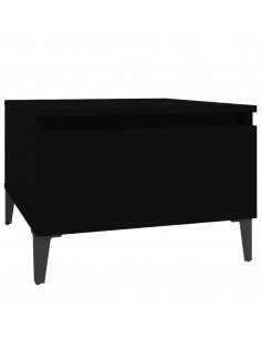 Tavolino Nero 50x46x35 cm in Legno Multistrato 2