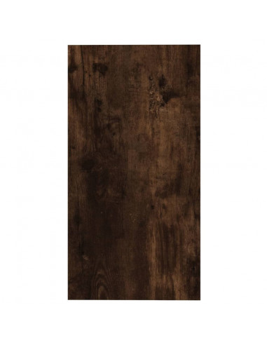 Tavolino Rovere Fumo 50x26x50 cm in Legno Multistrato