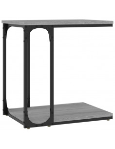 Tavolino Grigio Sonoma 50x35x52 cm in Legno Multistrato 2