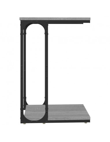 Tavolino Grigio Sonoma 40x30x60 cm in Legno Multistrato