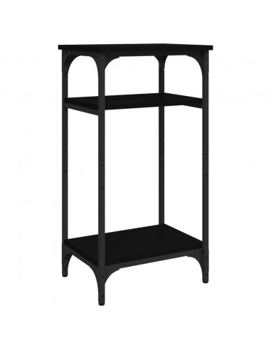 Tavolino Nero 40x30x75 cm in Legno Multistrato
