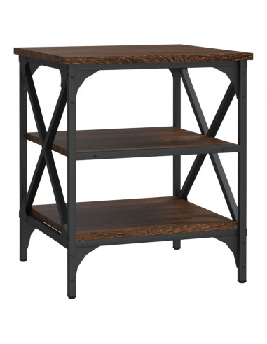 Tavolino da Salotto Rovere Marrone 40x42x50cm Legno Multistrato