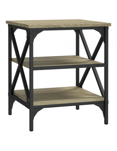 Tavolini 2 pz Rovere Sonoma 40x42x50 cm in Legno Multistrato