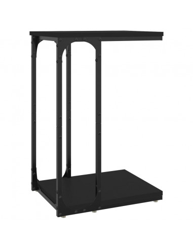 Tavolino Nero 40x30x60 cm in Legno Multistrato
