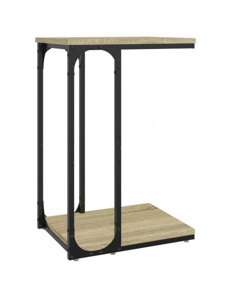 Tavolino Rovere Sonoma 40x30x60 cm in Legno Multistrato