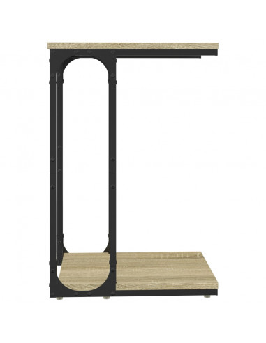 Tavolino Rovere Sonoma 40x30x60 cm in Legno Multistrato