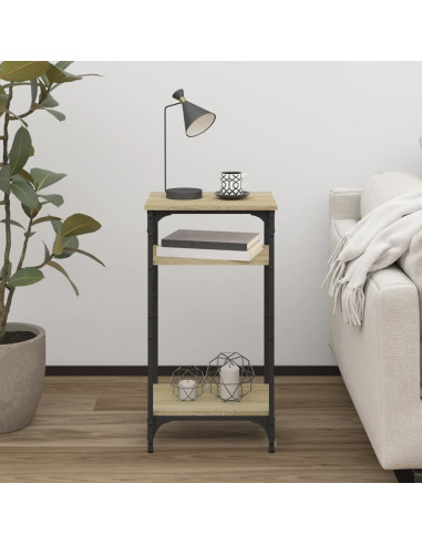 Tavolino Rovere Sonoma 40x30x75 cm in Legno Multistrato