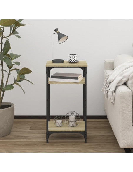 Tavolino Rovere Sonoma 40x30x75 cm in Legno Multistrato