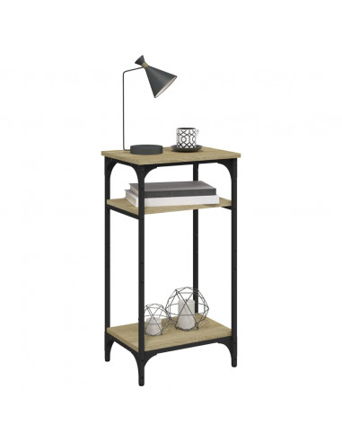 Tavolino Rovere Sonoma 40x30x75 cm in Legno Multistrato