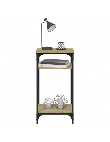 Tavolino Rovere Sonoma 40x30x75 cm in Legno Multistrato