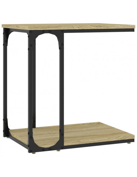 Tavolino Rovere Sonoma 50x35x52 cm in Legno Multistrato