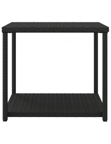 Tavolino Nero 55x45x49 cm in Polyrattan
