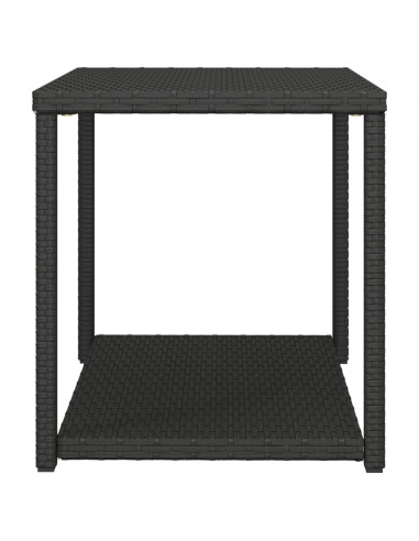 Tavolino Nero 55x45x49 cm in Polyrattan