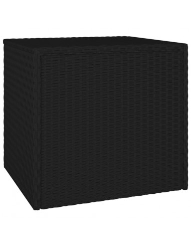 Tavolini 3 pz Neri in Polyrattan