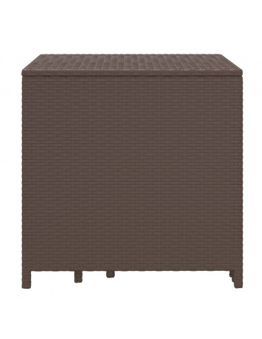 Tavolini Impilabili 3 pz Marroni in Polyrattan