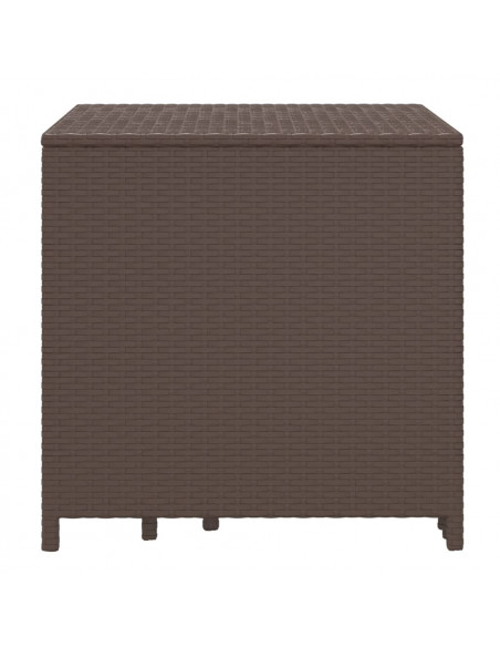 Tavolini Impilabili 3 pz Marroni in Polyrattan