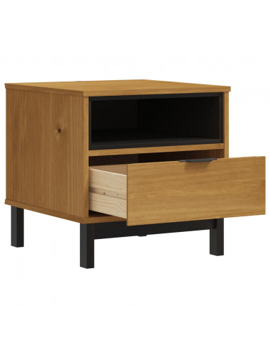 Tavolino FLAM 50x50x50 cm in Legno Massello di Pino