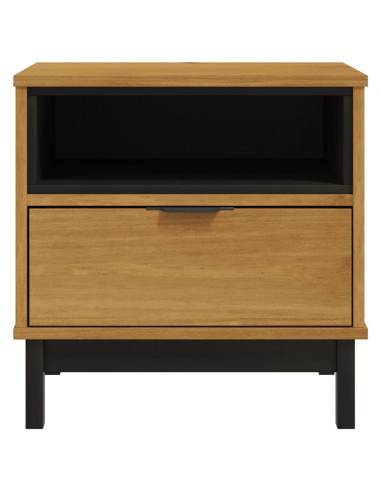 Tavolino FLAM 50x50x50 cm in Legno Massello di Pino