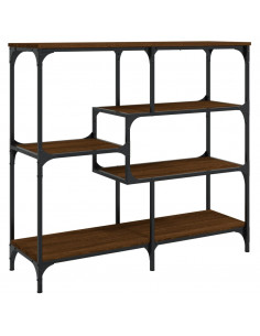 Tavolino Consolle Rovere Marrone 103x32x95 cm Legno Multistrato 2