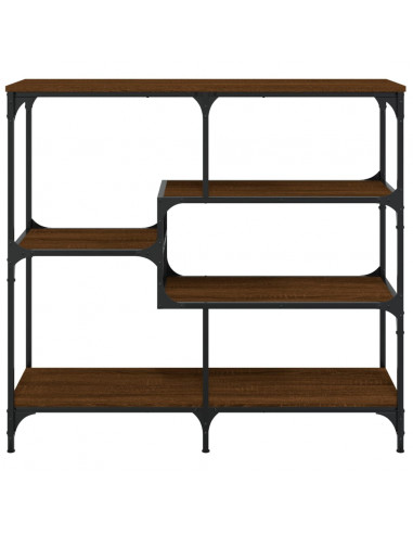 Tavolino Consolle Rovere Marrone 103x32x95 cm Legno Multistrato