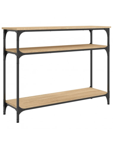 Tavolo Consolle Rovere Sonoma 100x29x75 cm in Legno Multistrato