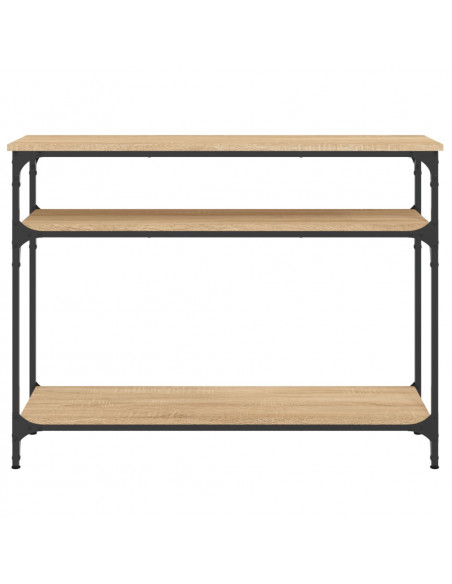 Tavolo Consolle Rovere Sonoma 100x29x75 cm in Legno Multistrato