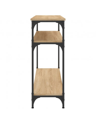 Tavolo Consolle Rovere Sonoma 100x29x75 cm in Legno Multistrato