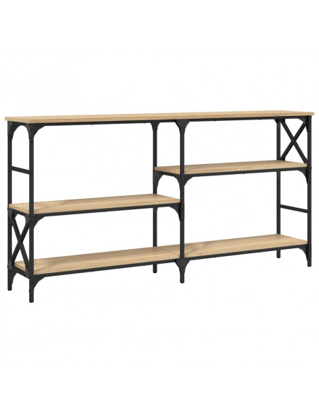 Tavolo Consolle Rovere Sonoma 150x29x76,5 cm Legno Multistrato