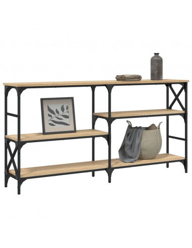 Tavolo Consolle Rovere Sonoma 150x29x76,5 cm Legno Multistrato