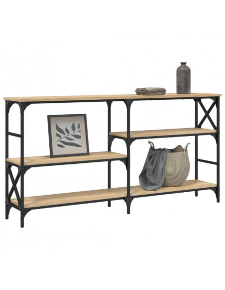 Tavolo Consolle Rovere Sonoma 150x29x76,5 cm Legno Multistrato