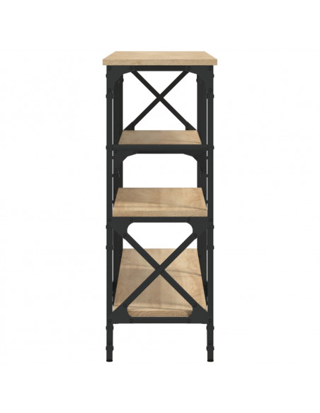 Tavolo Consolle Rovere Sonoma 150x29x76,5 cm Legno Multistrato