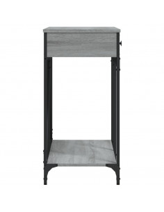 Tavolo Consolle Grigio Sonoma 100x39x78,5 cm Legno Multistrato 2