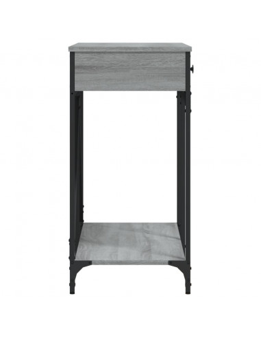 Tavolo Consolle Grigio Sonoma 100x39x78,5 cm Legno Multistrato