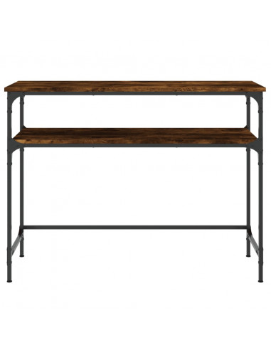Tavolino Consolle Rovere Fumo 100x35,5x75cm Legno Multistrato