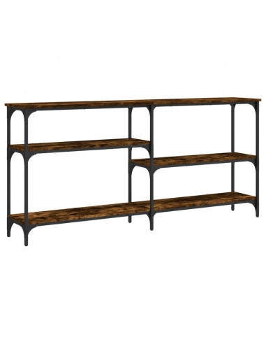 Tavolo Consolle Rovere Fumo 160x29x75 cm in Legno Multistrato