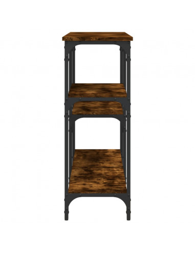 Tavolo Consolle Rovere Fumo 160x29x75 cm in Legno Multistrato