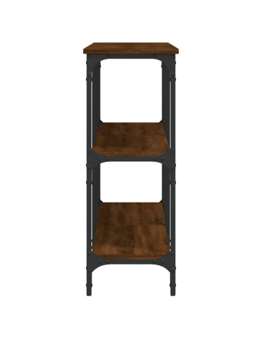 Tavolino Consolle Rovere Marrone 150x29x75 cm Legno Multistrato