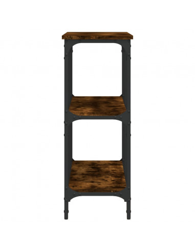Tavolo Consolle Rovere Fumo 100x29x75 cm in Legno Multistrato