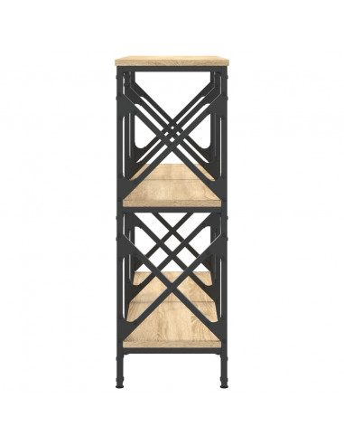 Tavolo Consolle Rovere Sonoma 100x28x80,5 cm Legno Multistrato